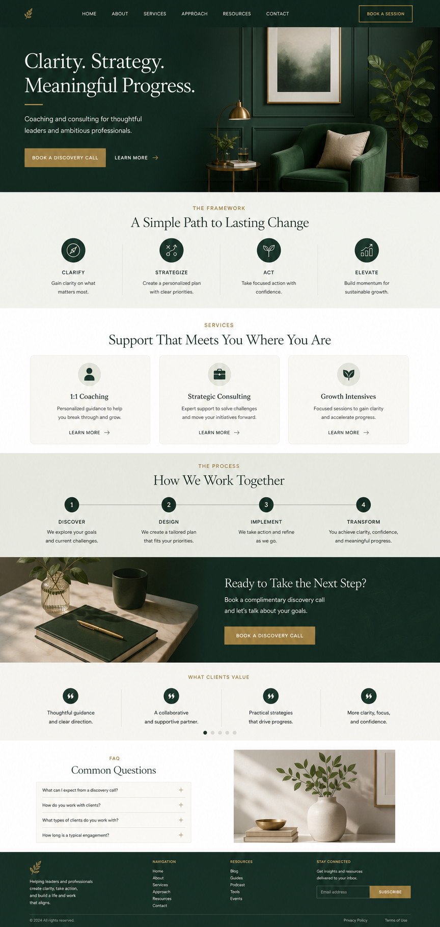 Coaching funnel project