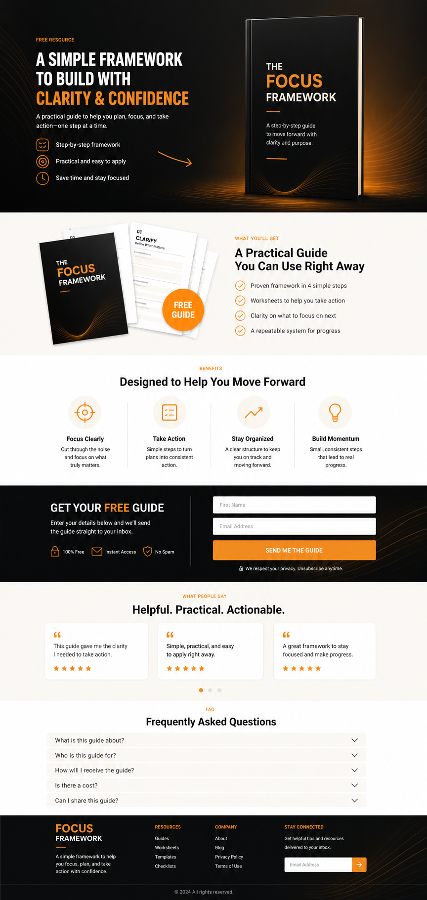 Lead generation funnel project